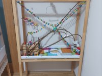 El Yapımı Geniş Ahşap Oyun Kafesi